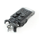 Zoom H6 All Black Handy Recorder - Portable Studio and Field Recorder