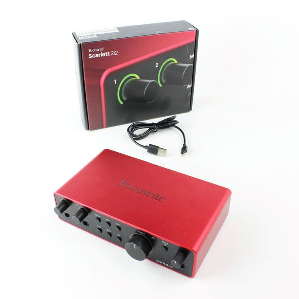 Focusrite Scarlett 2i2 4th Gen - USB Audio Recording Interface