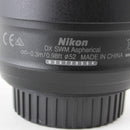 Nikon 35mm 1.8G AF-S DX - Prime DSLR Camera Lens