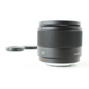 Panasonic LUMIX G 25mm F1.7 ASPH - Mirrorless Micro 4/3 Lens (H-H025K)