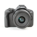 Canon EOS R50 Mirrorless Camera with 18-45mm STM Lens - Black