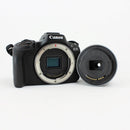 Canon EOS R50 Mirrorless Camera with 18-45mm STM Lens - Black