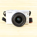 Canon EOS M100 Mirrorless Camera with 15-45mm Lens - White