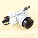 Canon EOS M100 Mirrorless Camera with 15-45mm Lens - White