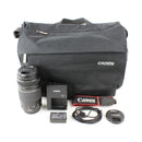 Canon EOS Rebel T7 DSLR Camera with 18-55 IS II and 75-300 III Lenses