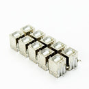 Zawdio USB Type B Female Right Angle Connector – New, 10pcs for PCB Soldering