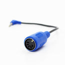 Zawdio Type A MIDI to 3.5mm TRS Right Angle Breakout Cable – New, For Akai Korg