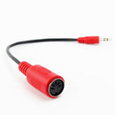 Zawdio Type B MIDI to 3.5mm TRS Breakout Adapter Cable – New, Ideal for Musicians