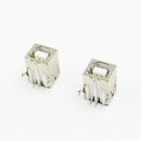 Zawdio USB Type B Female Right Angle Connector – New, Set of 2 for PCB Soldering