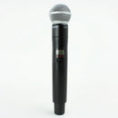 Shure QLXD2/SM58 Handheld Wireless Microphone – Excellent Condition, Includes Pouch & Clip