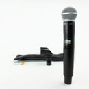 Shure QLXD2/SM58 Handheld Wireless Microphone – Excellent Condition, Includes Pouch & Clip
