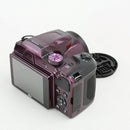 Nikon B500 Point and Shoot Digital Camera – Excellent Condition, Plum Color