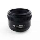 Nikon 50mm f/1.8G AF-S NIKKOR – Very Good, Includes Lens Hood & Caps