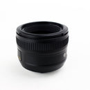 Nikon 50mm f/1.8G AF-S NIKKOR – Very Good, Includes Lens Hood & Caps