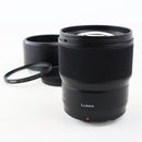 Panasonic LUMIX S 85mm F1.8 Lens – Very Good, Includes Lens Hood & UV Filter