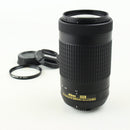 Nikon AF-P DX NIKKOR 70-300mm F/4.5-6.3 G ED – Very Good, UV Filter Included
