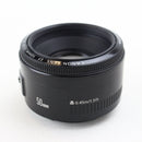 Canon EF 50mm f/1.8 II Lens – Very Good, UV Filter Included