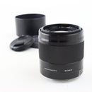 Sony E 50mm F1.8 OSS Portrait Camera Lens – Very Good, Includes Lens Hood