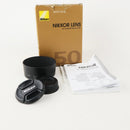 Nikon 50mm f/1.8G AF Lens – Used Excellent, Includes Manual & Lens Hood