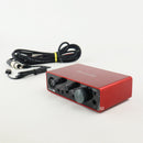 Focusrite Scarlett Solo 3rd Gen USB C Audio Interface – Used Excellent, USB & XLR Cables Included
