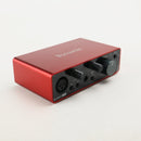 Focusrite Scarlett Solo 3rd Gen USB C Audio Interface – Used Excellent, USB & XLR Cables Included