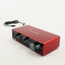 Focusrite Scarlett 2i2 3rd Gen Audio Interface – Used Excellent, USB Cable Included
