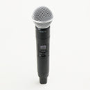 Shure SLXD2/SM58 Wireless Microphone – Used Excellent, Includes Clip & Pouch