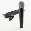 Shure SLXD2/SM58 Wireless Microphone – Used Excellent, Includes Clip & Pouch