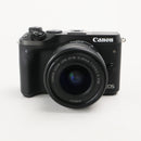Canon EOS M6 Mirrorless Camera – Used Excellent, 15-45 STM Lens Kit Included