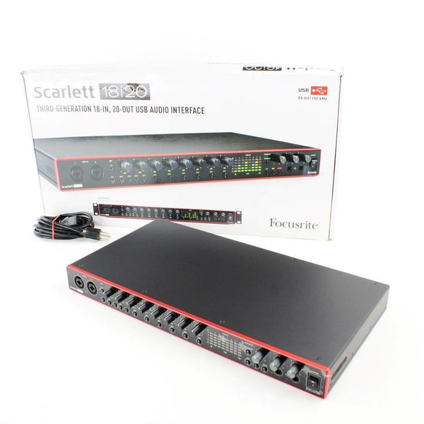 Focusrite Scarlett 18i20 3rd Gen USB Audio Recording Interface