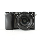 Sony A6000 Mirrorless Camera - 2 Lens Kit with 16-50mm & 55-210mm Lenses - Black