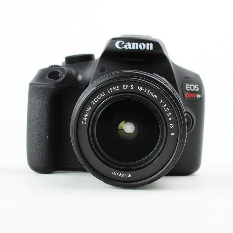 Canon EOS Rebel T6 DSLR Camera with 18-55 IS II Lens - Black