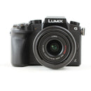 Panasonic DMC G7 4K Mirrorless DSLR Camera w/ 14-42mm and 45-150mm Lenses -Black