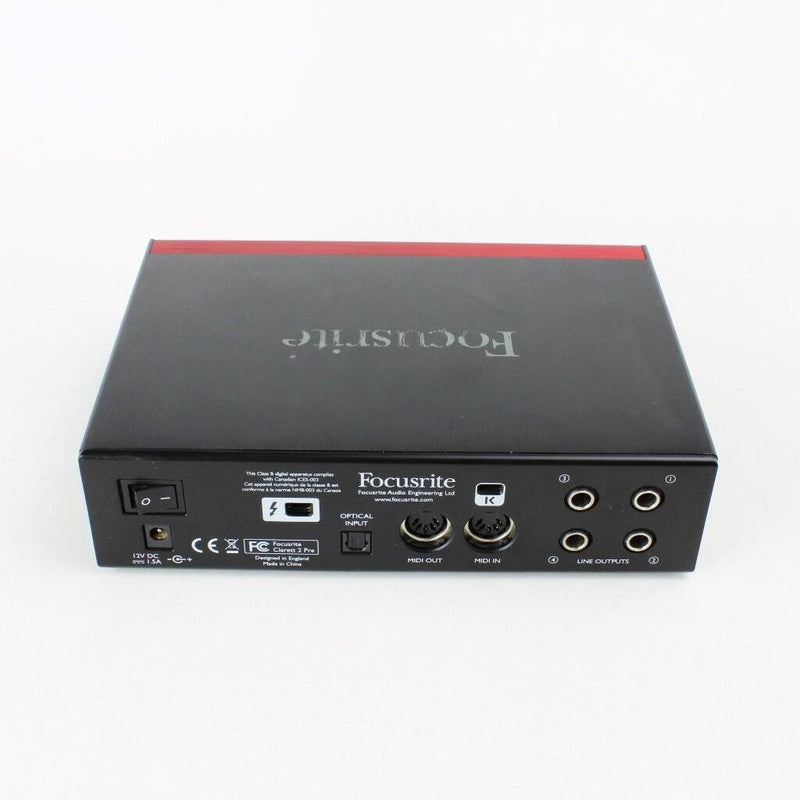 Focusrite Clarett 2 Pre Thunderbolt Audio Interface