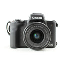 Canon EOS M50 Mark II - Mirrorless Digital Camera & 15-45 IS STM lens - Black