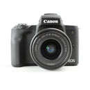 Canon EOS M50 - Mirrorless Digital Camera with 15-45 IS STM lens - Black