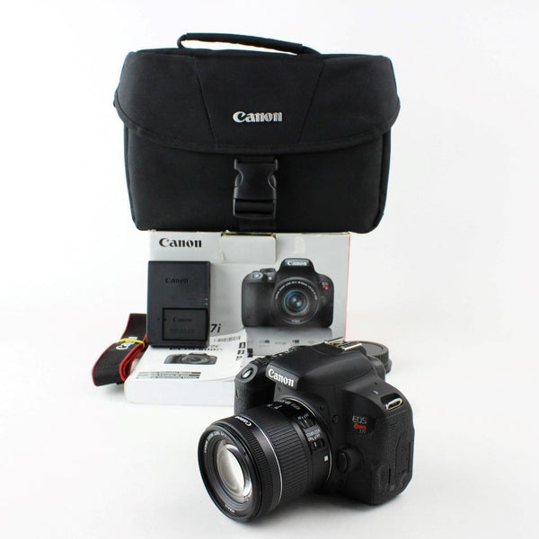 Canon EOS Rebel T7i DSLR Camera with 18-55 IS STM Lens