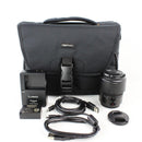 Panasonic DMC G7 4K Mirrorless DSLR Camera w/ 14-42mm and 45-150mm Lenses -Black