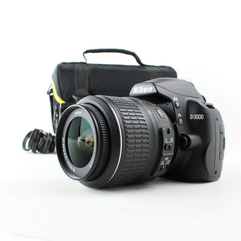 Nikon D3000 DSLR Camera with 18-55mm VR AF-S Lens