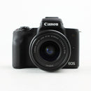 Canon EOS M50 Mark II - Mirrorless Digital Camera & 15-45 IS STM lens - Black