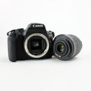 Canon EOS Rebel T7 DSLR Camera with 18-55 IS II and 70-300 III Lenses.