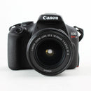 Canon EOS Rebel T7 DSLR Camera with 18-55 IS II and 70-300 III Lenses.