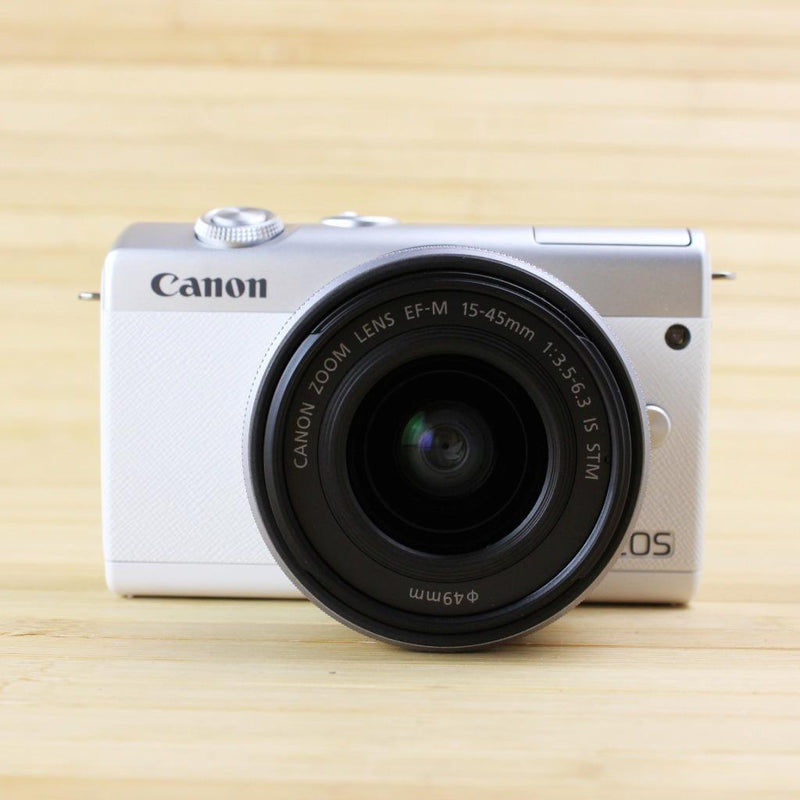 Canon EOS M200 - Mirrorless Digital Camera with 14-45 STM Lens - White