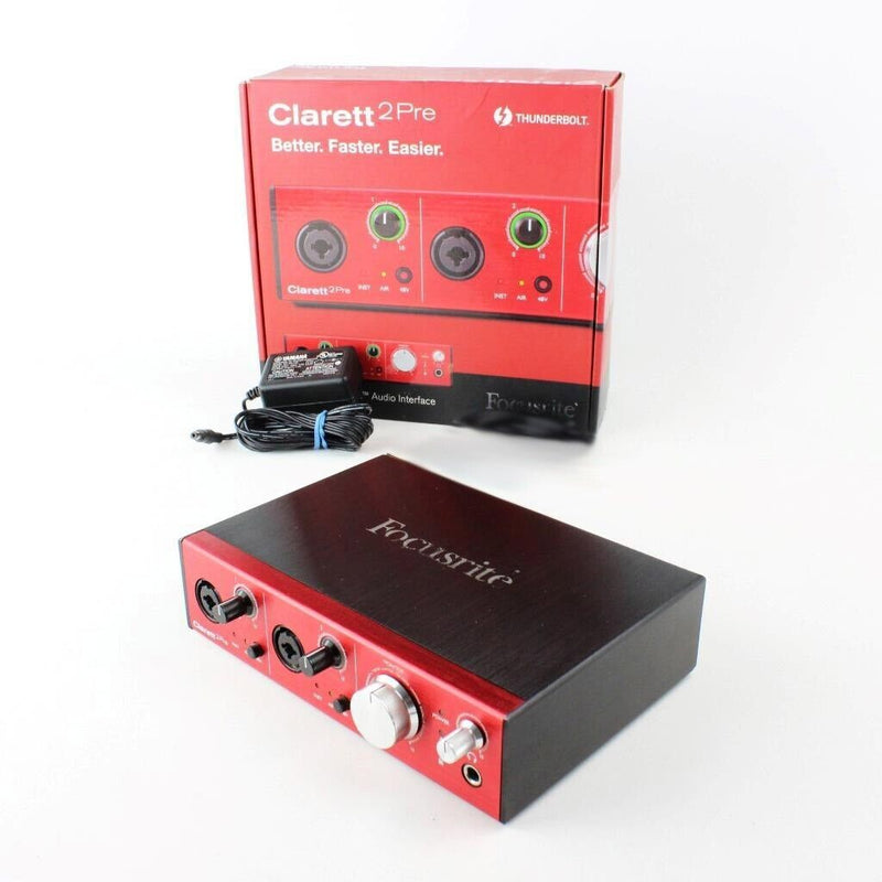 Focusrite Clarett 2 Pre Thunderbolt Audio Interface