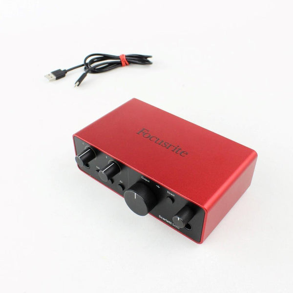 Focusrite Scarlett Solo 4th Gen - USB Audio Recording Interface