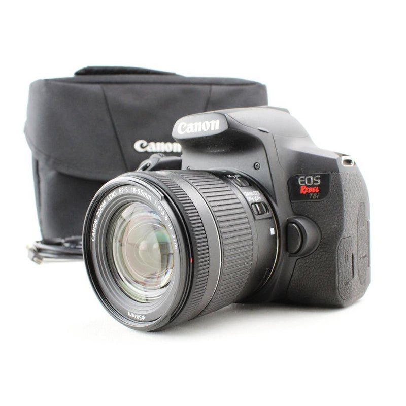 Canon EOS Rebel T8i - DSLR Camera with 18-55 IS STM Lens - Black