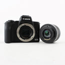 Canon EOS M50 - Mirrorless Digital Camera with 15-45 IS STM lens - Black