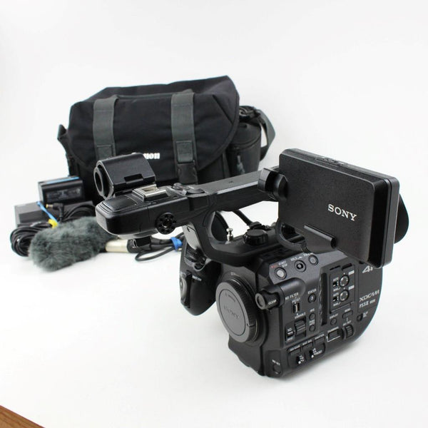 Sony PXW-FS5M2 - 4K XDCAM Super 35 Video Camera w/ Sony ECM-VG1 mic - 2x10 hrs