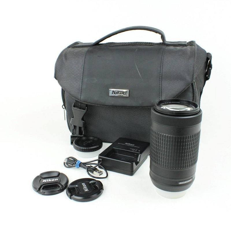 Nikon Nikon D5600 DSLR Camera with 18-55mm & 70-300 Lens (Black)
