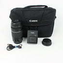 Canon EOS Rebel T6 - DSLR Camera Kit with EF-S 18-55mm and 75-300mm Zoom Lenses